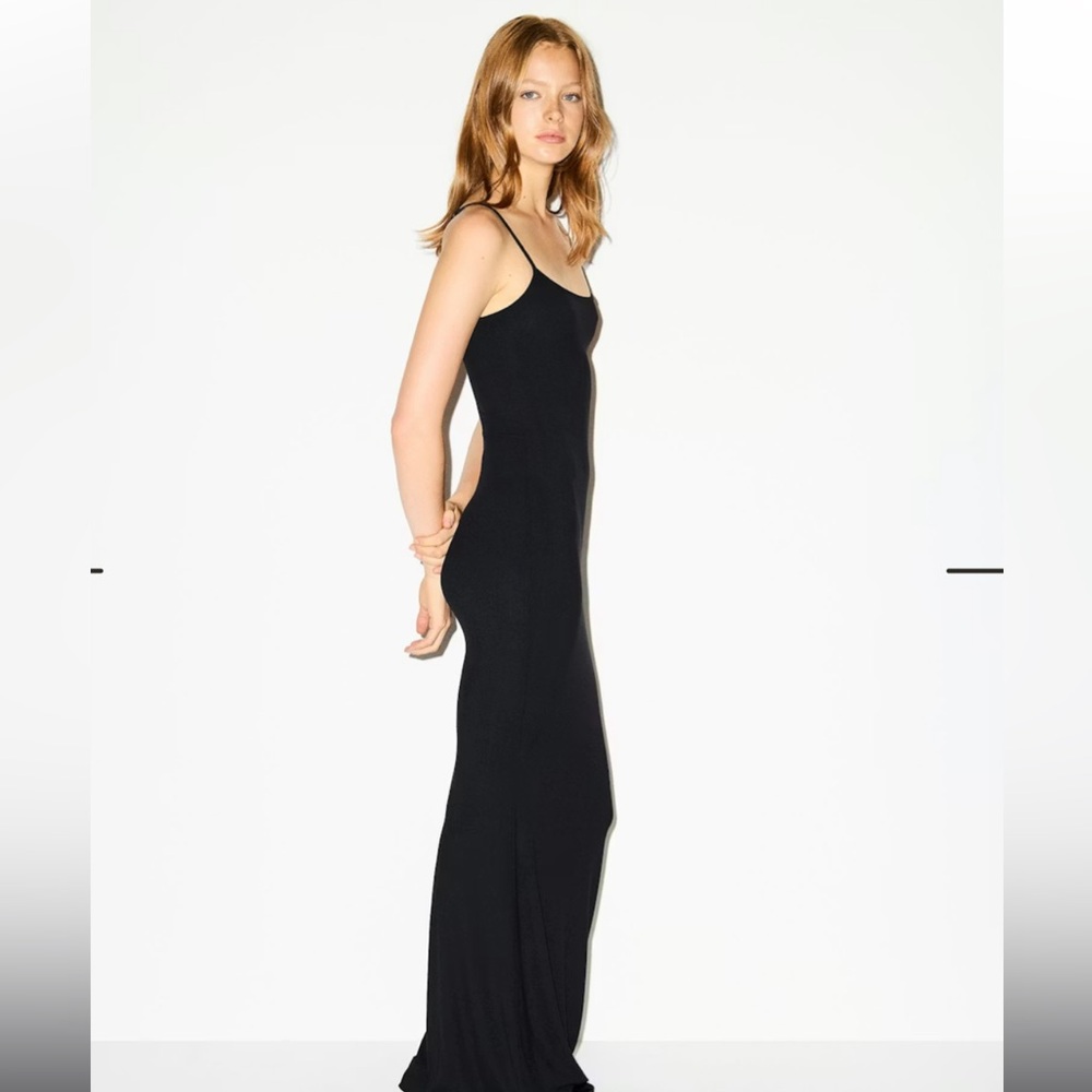 Skims Long Slip Dress